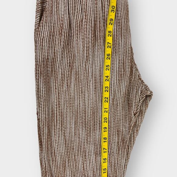 Free People Light At Sunrise High-rise Striped Pants Size 6 - Picture 8 of 8